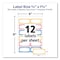 Avery Avery Kids Handwritten Identification Labels, 1.75 x 0.75, Borders: Blue, Orange, Yellow, PK60, 60PK 41442 - alternate 6